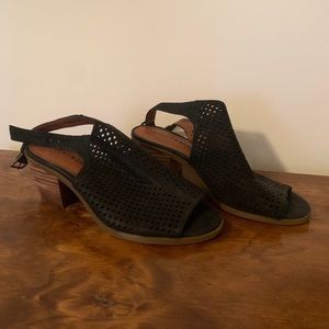 Lucky Brand Slingback Leather Sandals - LIKE NEW